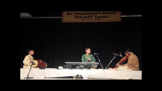 SRI VENKATESWARASWAMI TEMPLE: ALL COMPOSERS: FEATURED PERFORMER: SARVAGH SHRIANANDH: MAHAGANAPATHIM