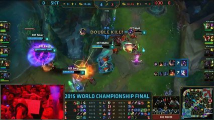 LoL World Championship: SKT T1 vs KOO Tiger Highlights All games Final - SKT T1 vs KOO Tigers 2015