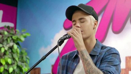Justin Bieber - What Do You Mean - Acoustic (Live at ZMonline - New Zealand)