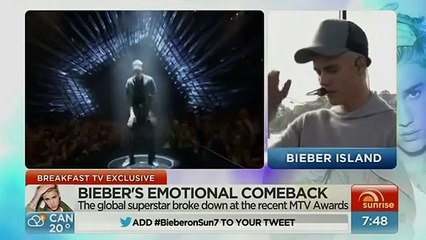 Justin Bieber Doesn't Have Any Regrets over his Past (Sunrise 7 - Australia)