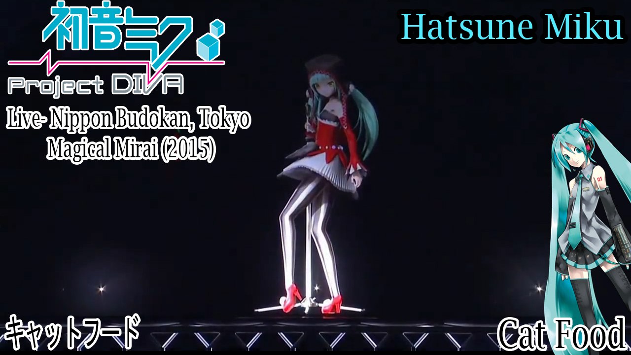 Project DIVA Live- Magical Mirai 2015- Hatsune Miku- Cat Food (HD)