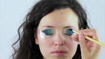 Green-and-Blue-Smokey-Eye-Makeup-Tutorial---Asian--Indian-Bridal