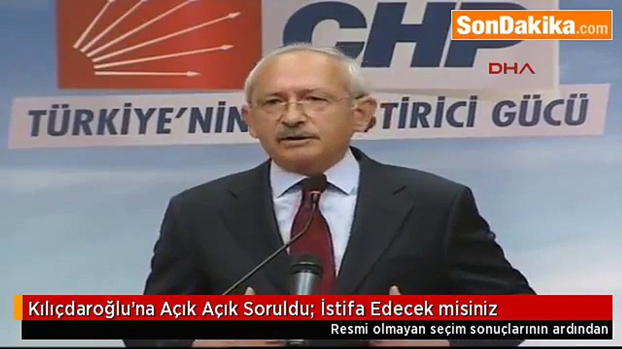 Son Dakika Kılıçdaroğlu'na Açık Açık Soruldu_ İstifa Edecek misiniz