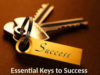 Boris Goldstein - Essential Keys to Success