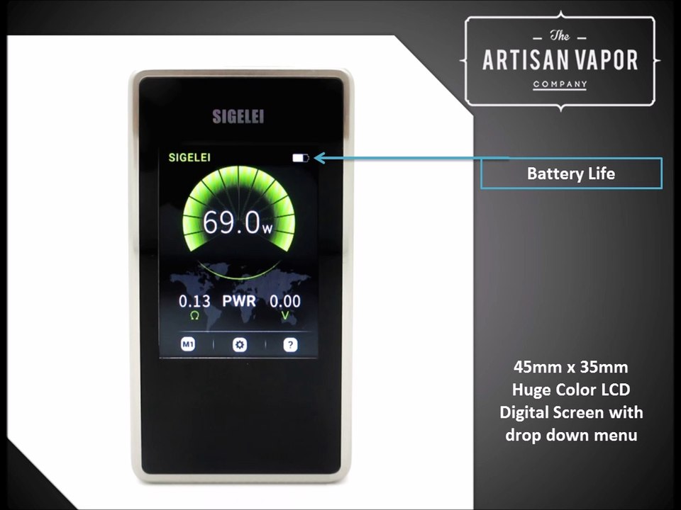 Sigelei 200 Watt Temp Control Box Mod