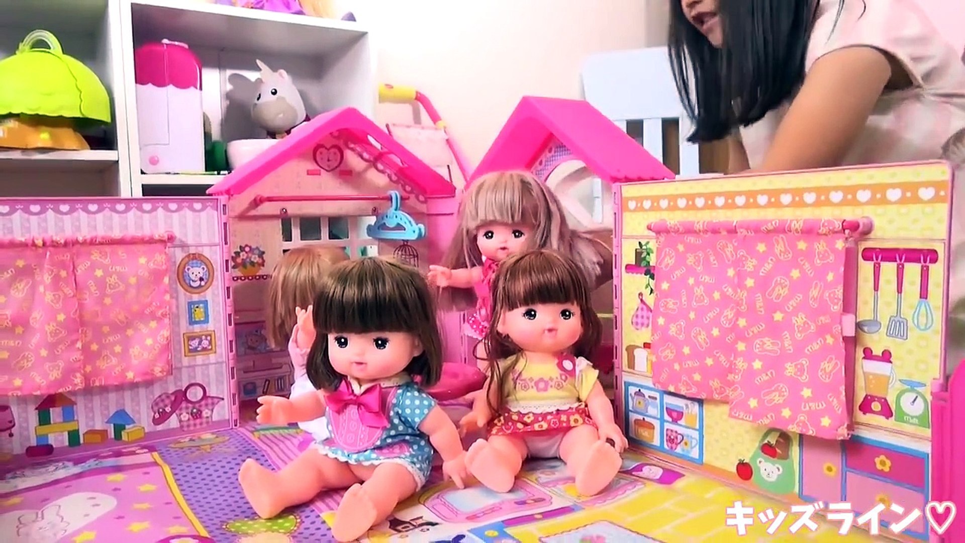 メルちゃん みんなおいでよ なかよしハウス おうち おもちゃ なかよしパーツ おままごと お家 Baby Doll Mellchan House Toy Dailymotion Video