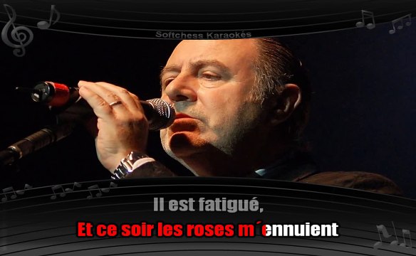 Michel Delpech - Les aveux (karaoké réalisé par Softchess)