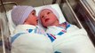 Newborn -one-hour-old - twins have first conversation - Babies Videos