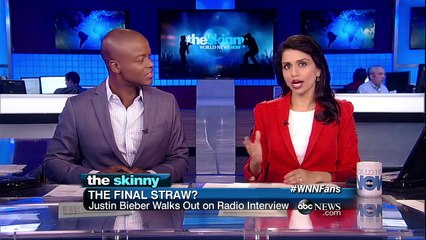 Justin Bieber Walks Out of Interview