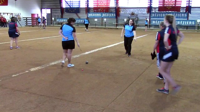 Quatrième tour intégral, Béziers contre Digoin, Club Elite Féminin J3, Sport Boules, saison 2015-2016