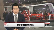 Average sales price for imported cars in Korea reaches 5-year high