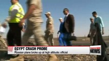 Russian plane broke up at high altitude: official