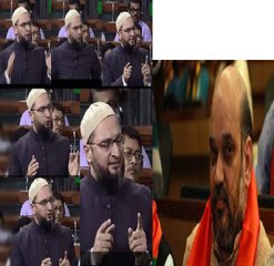 Asaduddin Owaisi Open Challenge To Amit Shah