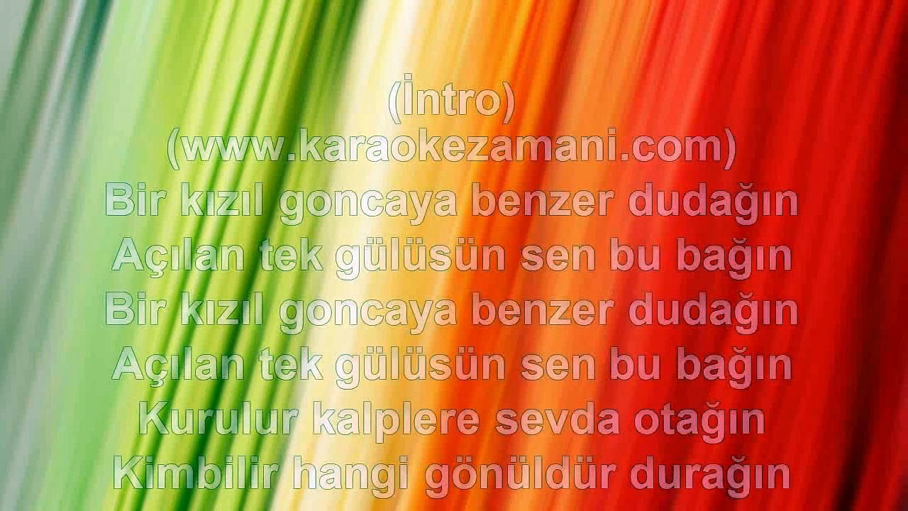 Özlem Ağırman - Bir Kızıl Goncaya Benzer - (2013) TÜRKÇE KARAOKE