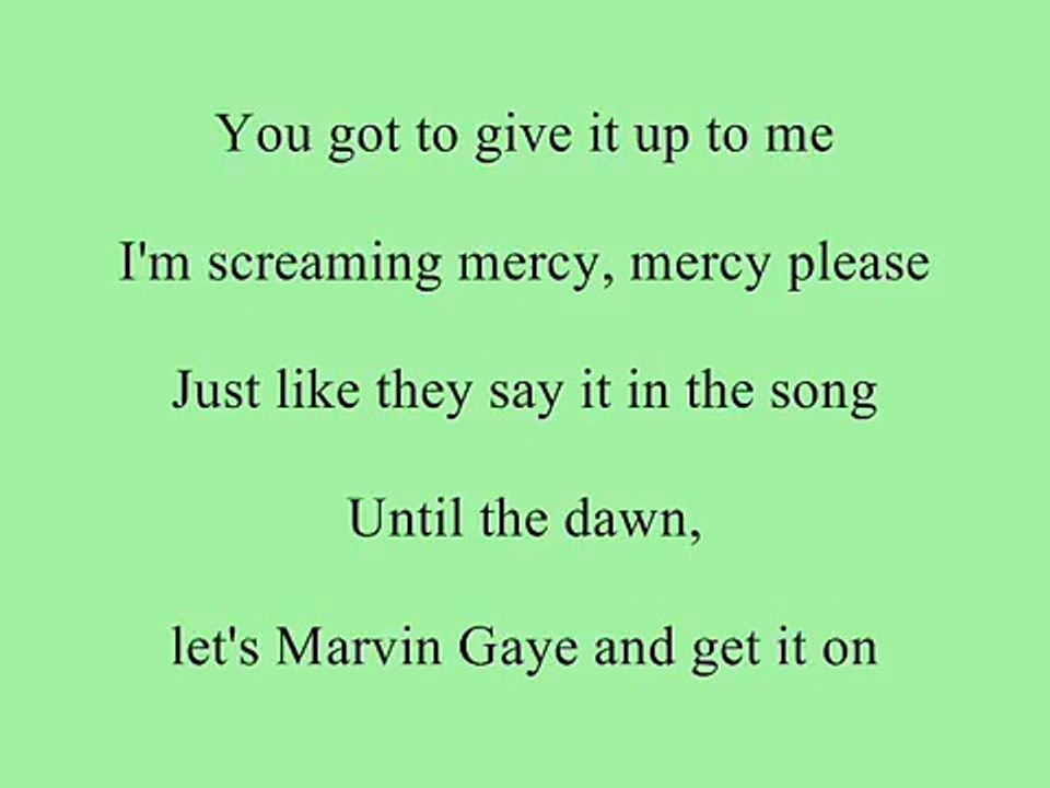 Charlie Puth - Marvin Gaye (feat. Meghan Trainor) [Lyrics On Screen]
