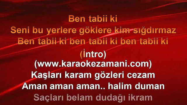 Pınar Öner - Ben Tabii ki - (Ümit Sayın) - 2011 TÜRKÇE KARAOKE