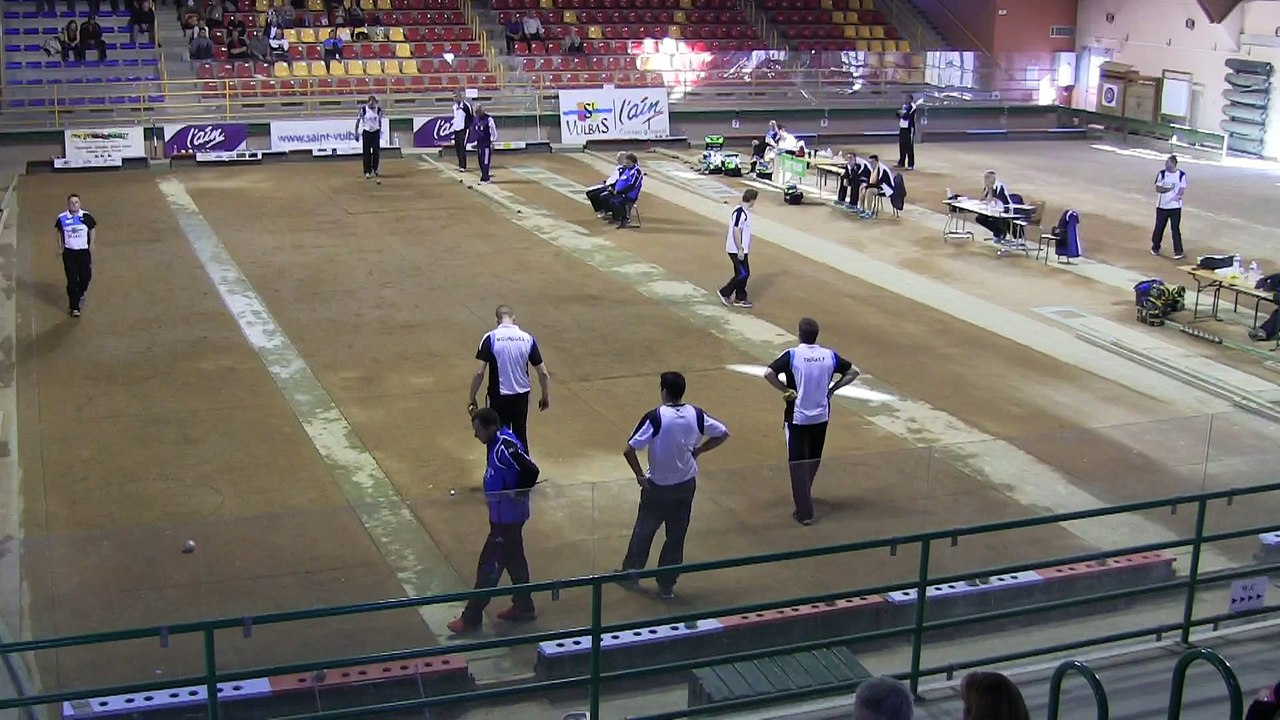 2ème tour, point de précision, Saint-Vulbas contre Aix-les-Bains, Club Elite Masculin J3, Sport Boules, Saison 2015-2016