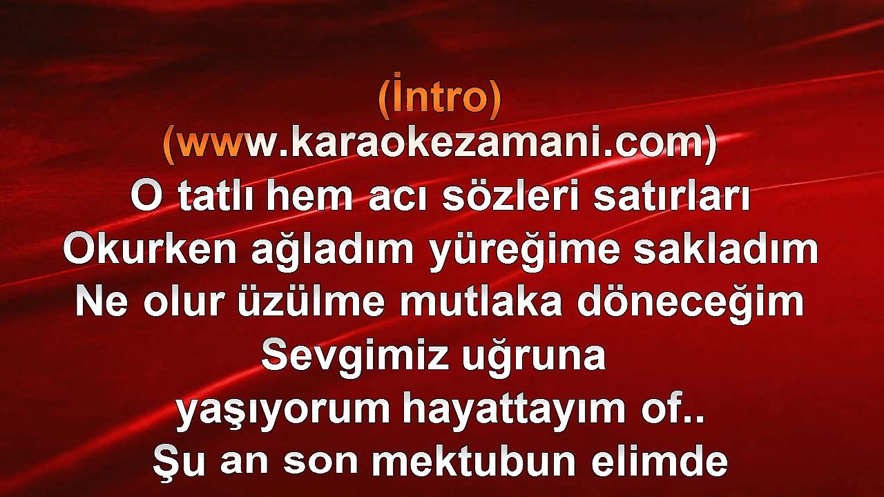 Rafet El Roman - Son Mektup - 1999 TÜRKÇE KARAOKE