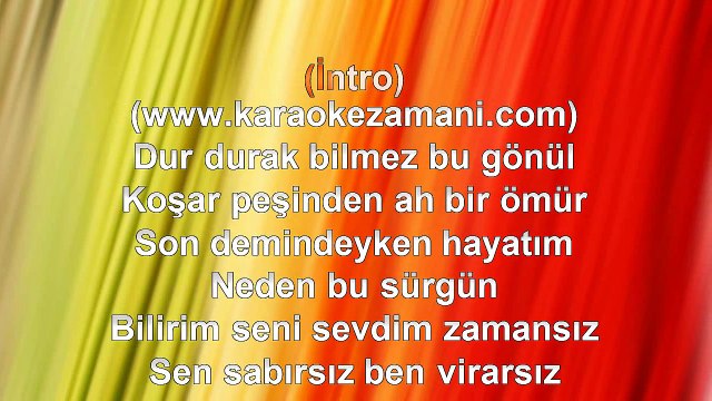 Rafet El Roman - Sürgün - 2004 TÜRKÇE KARAOKE