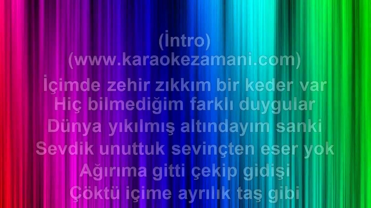 Rafet El Roman - Tükendiğince - 2011 TÜRKÇE KARAOKE