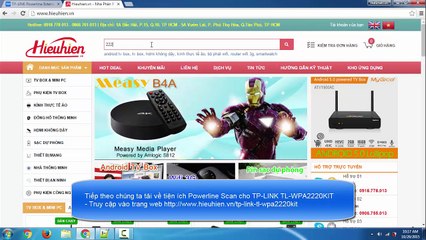 Hướng dẫn cài đặt TP-LINK TL-WPA2220KIT - Thiết bị nối mạng qua đường dây điện