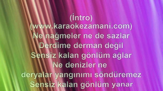 Safiye Doğanay - Hadi Seninde Yüreğin Benim İçin Yansın - 2015 TÜRKÇE KARAOKE