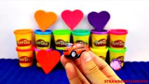 Happy Valentines Day! Play Doh Hearts Thomas and Friends Peppa Pig Cars 2 Kinder Surprise