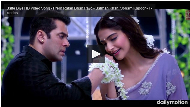 JALTE DIYE – HD VIDEO SONG – PREM RATAN DHAN PAYO – SALMAN KHAN & SONAM KAPOOR – DIWALI – 2015