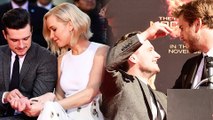 Josh Hutcherson With Jennifer Lawrence, Liam Hemsworth at Hunger Games Hand And Footprint Ceremony