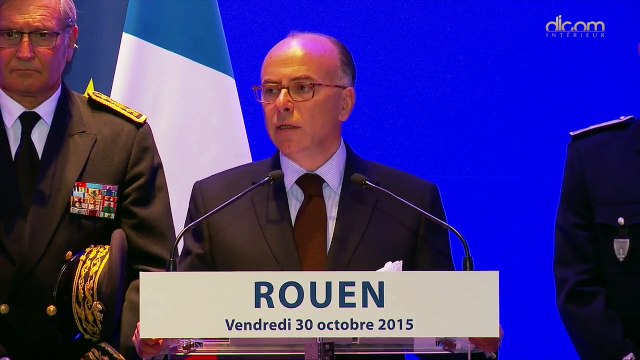 Présentation par Bernard Cazeneuve du Plan BAC-PSIG 2016 à Rouen