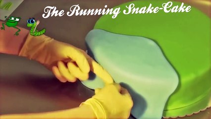 Running Snake Cake (2014) FONDANT / PLAY DOH / POLYMER CLAY Making Of