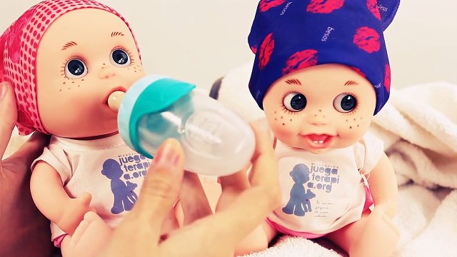 Twins Baby Dolls Bathtime How to Bath Babies Bath Time 아기 인형 목욕놀이와 장난감 Toy Videos