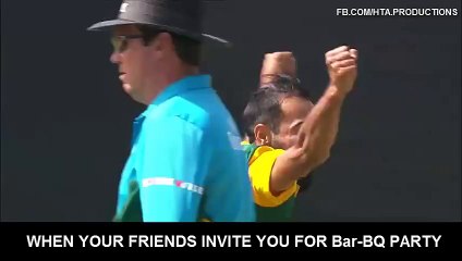 When your Friends Invite you for BAr-BQ party...