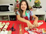 How to make a CHRISTMAS CRACKER BON BON easy bonbon party favor tutorial for your christma