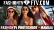 Sexy Photoshoot on Mamaia Beach with the FashionTV Models | FTV.com