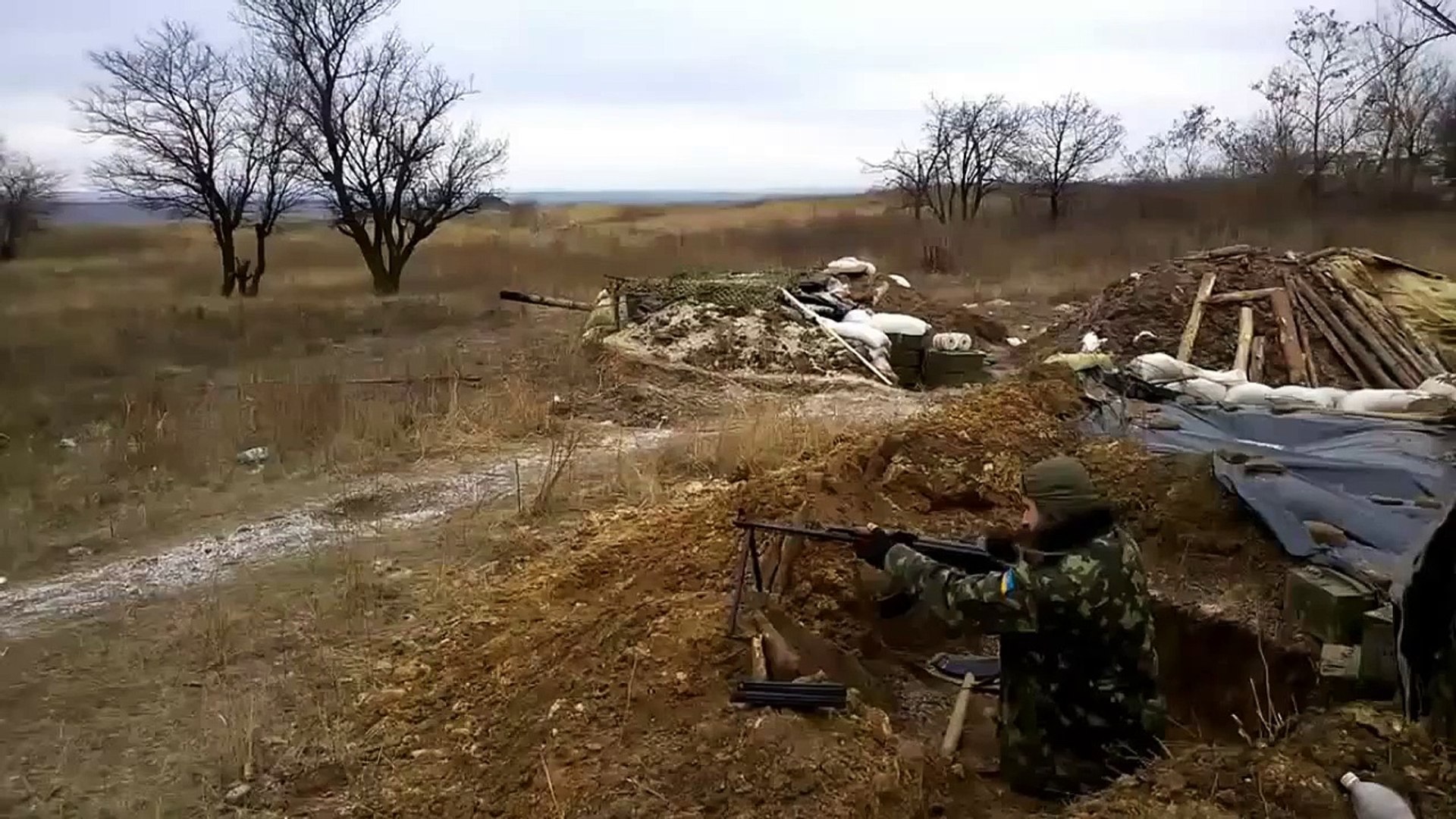 ⁣Ukraine War [BATTLE FOOTAGE] Ukrainian Soldier Positions during Battle