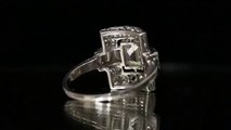 Art Deco diamond ring, American, circa 1935.