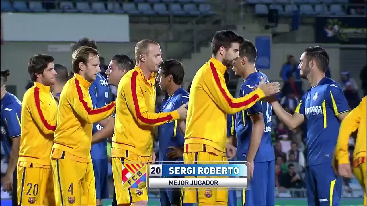 Magnifique passe de Sergi Roberto pour le Barça