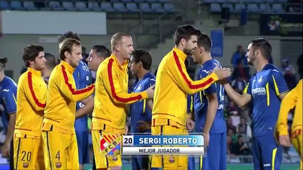 Magnifique passe de Sergi Roberto pour le Barça