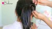 Homecoming Knotted Hair Bun Updo Hairstyle for Medium Hair Tutorial