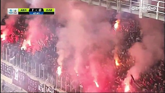 6η ΑΕΛ-Ολυμπιακός Βόλου 1-0 01-11-2015 Το γκολ με Γιοβάνοβιτς