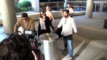 Creative Couple, Carey Mulligan And Marcus Mumford Arrive In LA With Their Newborn
