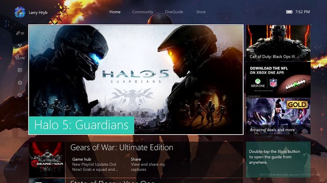 NEW Xbox One Dashboard - The Guide Walkthrough (Nov 2015) | HD