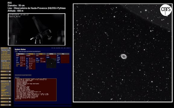 IRiS - Balade cosmique en direct avec 2 télescopes pilotables à distance