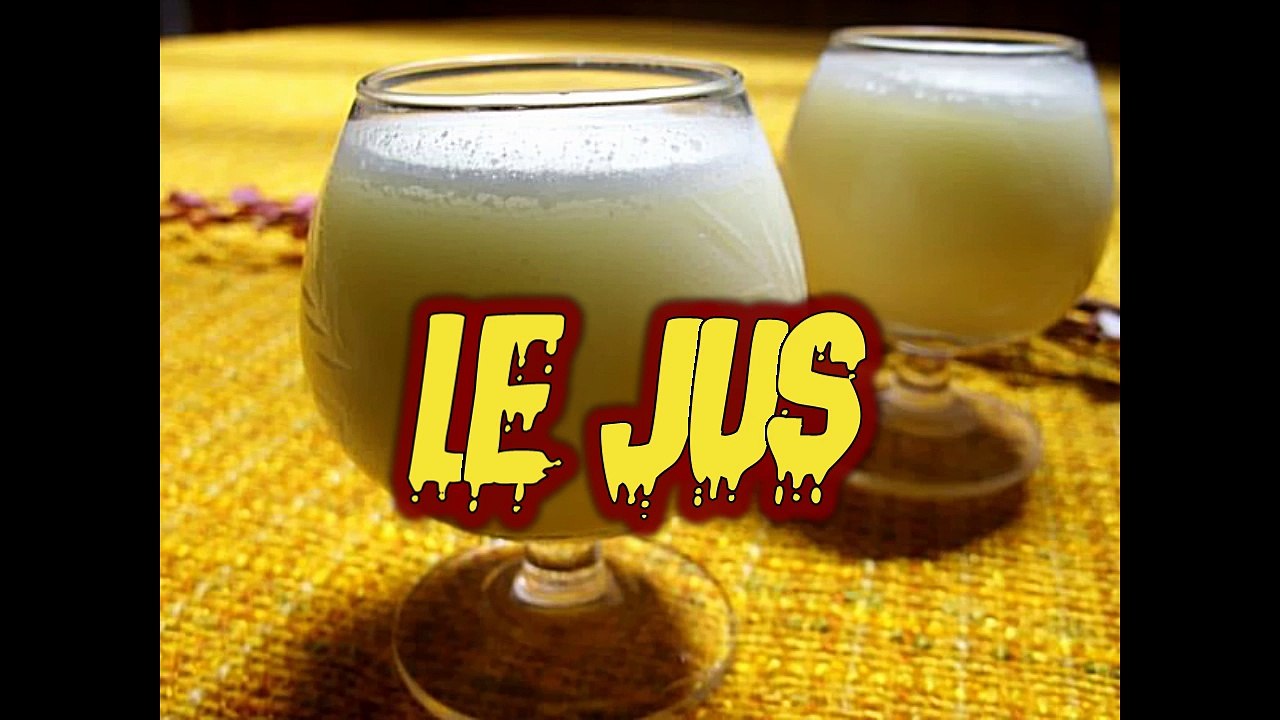 La recette du jus de citron