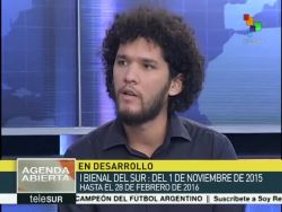 Reyna: Bienal del Sur es una oportunidad de intercambiar experiencias