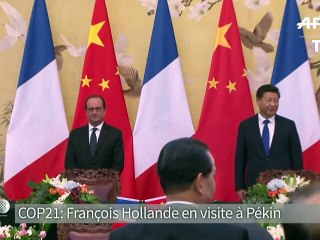 Climat : aux côtés de la France, la Chine s'engage en vue d'un accord contraignant à Paris