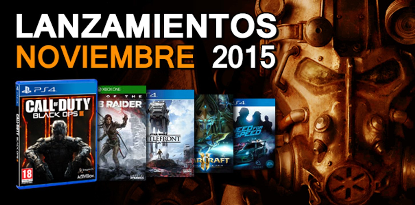 Los Lanzamientos de Noviembre