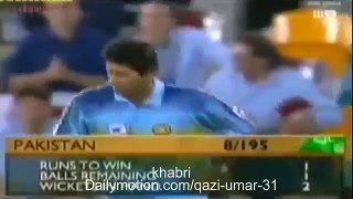 Epic Victory in the history of Pakistan Cricket against India (1 Ball 1 Runs 1 Wicket)