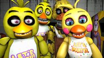 Animatronics Reaction to Halloween CHICA _ FNAF SFM